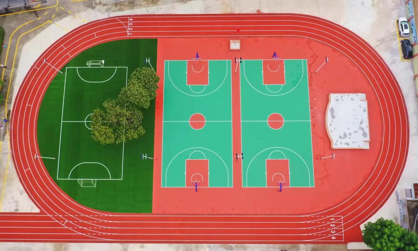 宁波市学校塑胶跑道篮球场 - 方案