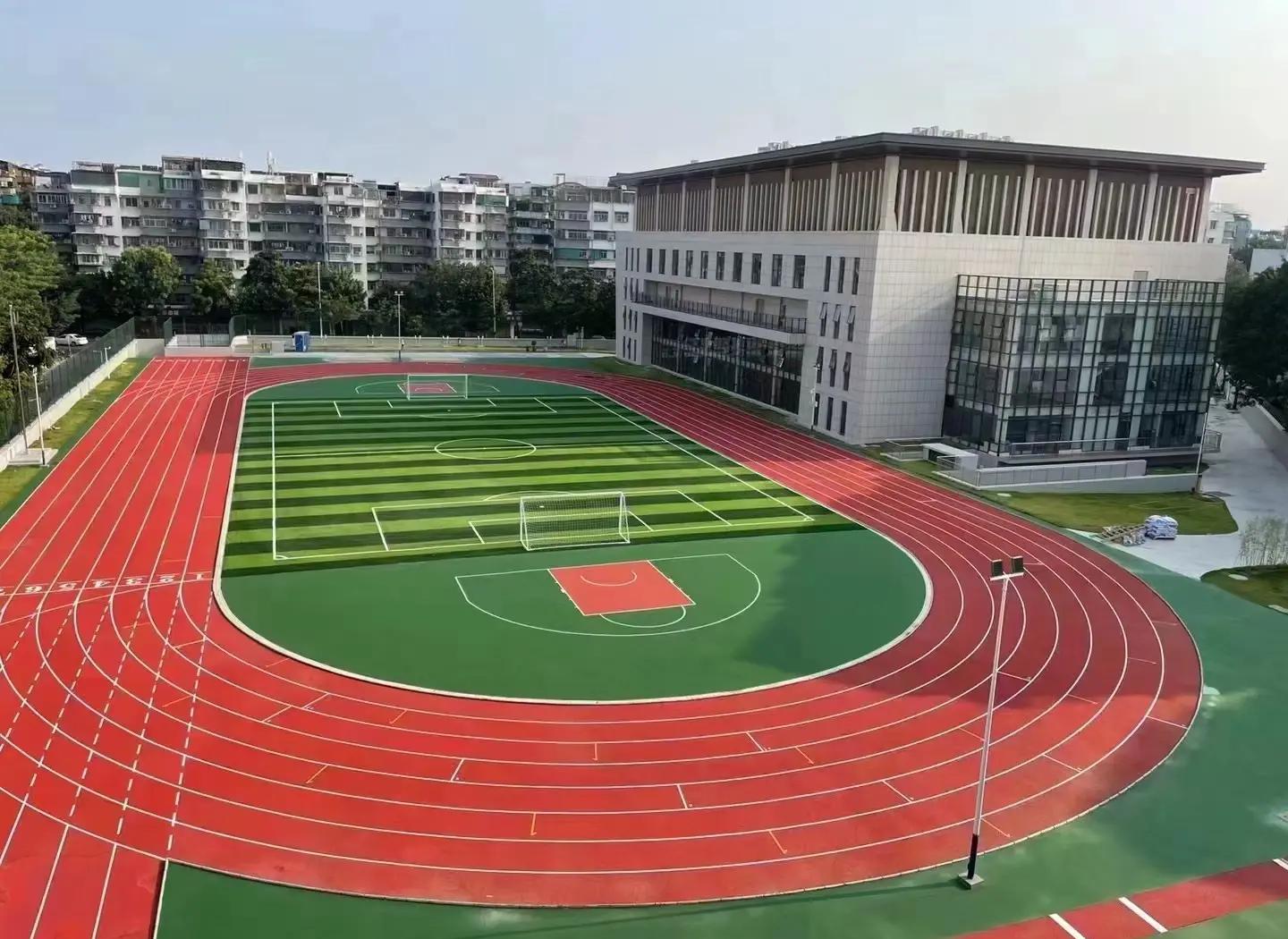 宁波市塑胶跑道材料塑胶篮球场 - 方案